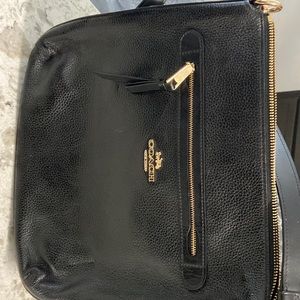 Lightly used Black Coach side bag